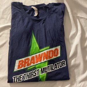 Idiocracy movie Tshirt brawndo energy drink men’s XL extra large blue humor fun